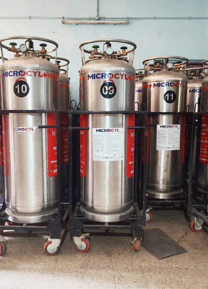 oxygen cylinders